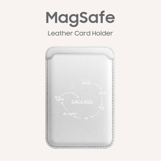Leather Wallet With MagSafe - Just Do It
