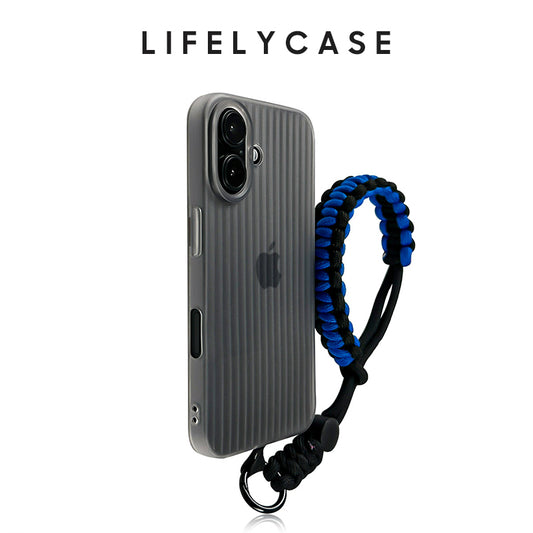 iPhone Lanyard Series | Frosted Corrugated Design Phone Case
