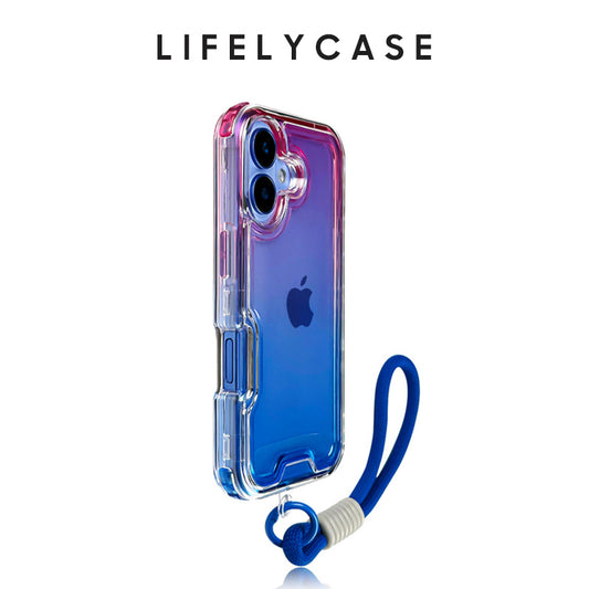iPhone Lanyard Series | Gradient Design Silicone Phone Case