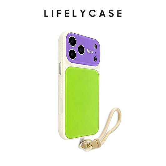 iPhone Lanyard Series | Dopamine-Enhanced Color-Blocked Phone Case
