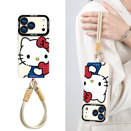 iPhone Lanyard Series | Hello Kitty Co-Branded Cartoon Phone Case