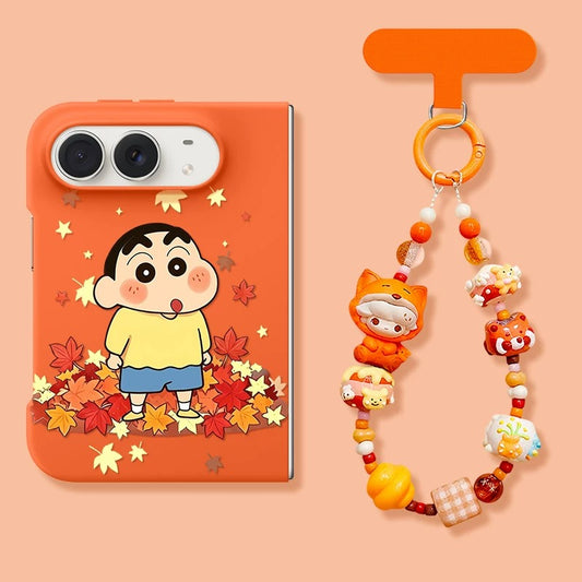 iPhone Duo | Japanese Manga-style Design Phone Case with Matching Beaded Bracelet