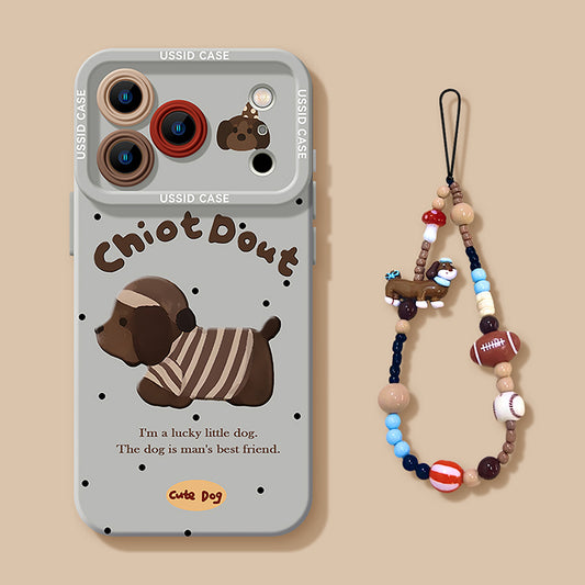 iPhone beads series | Dachshund Design Liquid Silicone Phone Case