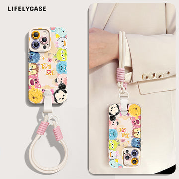 iPhone Series | "Disney" Silicone Phone Case [free Wrist Rope/Cross-Body Strap Rope]