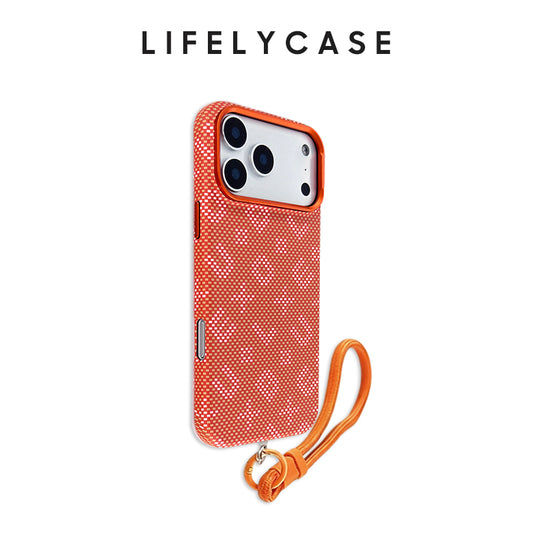 iPhone Lanyard Series | Premium Woven Texture MagSafe Case