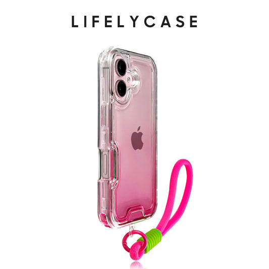 iPhone Lanyard Series | Gradient Design Silicone Phone Case