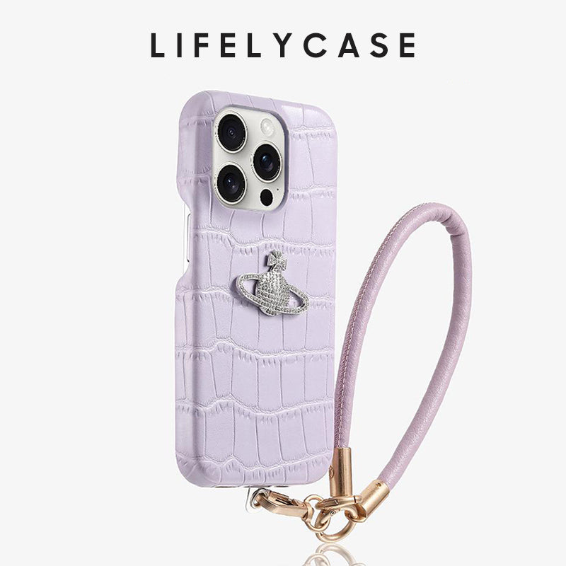 iPhone Lanyard Series | Vivienne Westwood Leather Phone Case