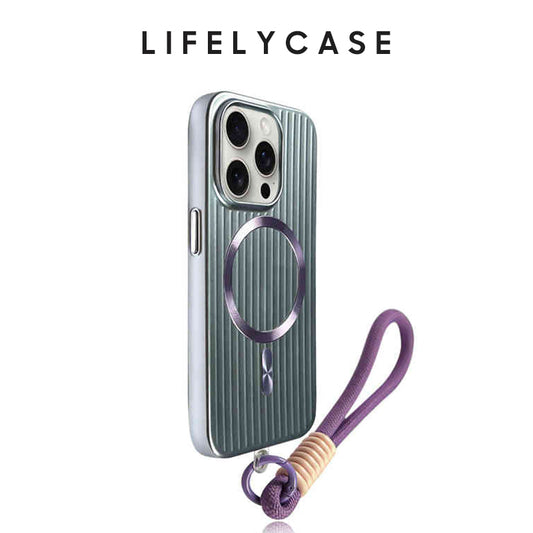 iPhone Lanyard Series | Metal Frosted Phone Case, Supports MagSafe
