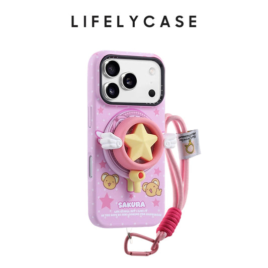 iPhone Lanyard Series | Cartoon Phone Case with a Keychain