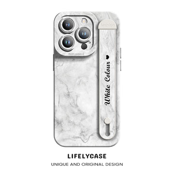Serie de iPhone | Estuche de pulsera de silicona líquida veteado