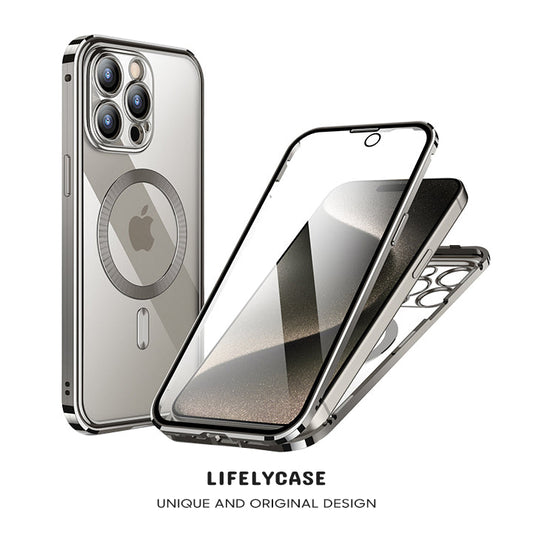 Série iPhone MagSafe | Étui de protection double face Magsafe Snap pour téléphone 