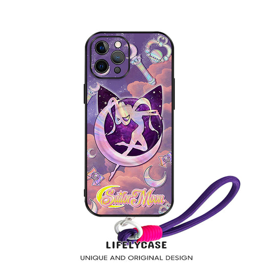 iPhone MagSafe Series | Sailor Moon Cartoon Leather Phone Case