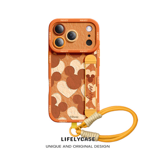 iPhone Wristband Series | Disney's Mickey Mouse Liquid Silicone Phone Case