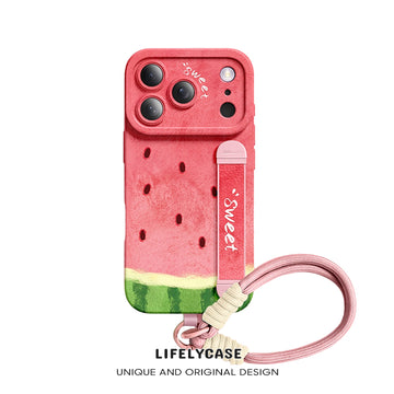iPhone Wristband Series | "Summer Fruits" Liquid Silicone Phone Case