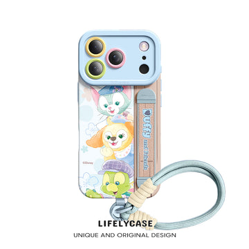 Serie de iPhone | Funda para teléfono con pulsera de silicona líquida Art Series