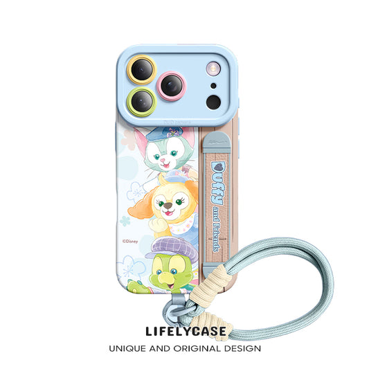 Série iPhone | Étui de téléphone avec bracelet en silicone liquide Art Series