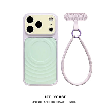 iPhone Lanyard Series | Wave Liquid Silicone Phone Case