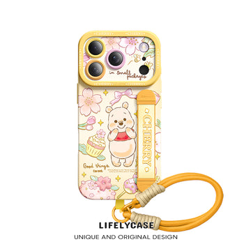 Serie de iPhone | Funda para teléfono con pulsera de silicona líquida Art Series