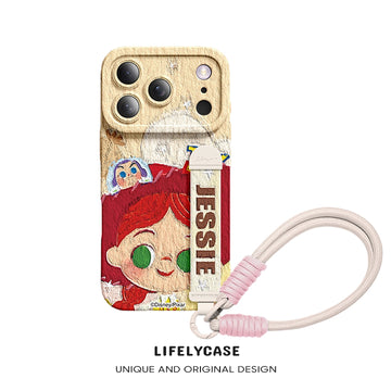 Série iPhone | Étui de téléphone avec bracelet en silicone liquide Art Series