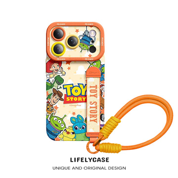 Serie de iPhone | Funda para teléfono con pulsera de silicona líquida Art Series