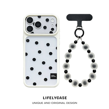 iPhone Lanyard Series | Stylish Polka Dot Design Phone Case