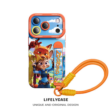 iPhone Wristband Series | "Zootopia" Liquid Silicone Phone Case
