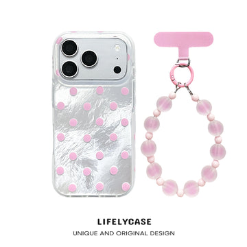 iPhone Lanyard Series | Fashionable Polka Dot Design Phone Case