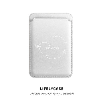 Leather Wallet With MagSafe - Just Do It