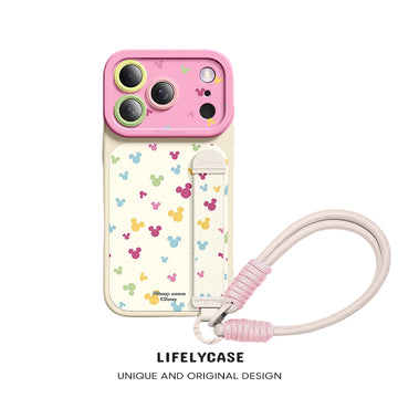 iPhone Wristband Series | "Minnie Mouse" Liquid Silicone Phone Case