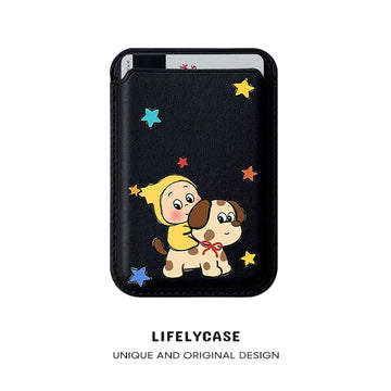 Leather Wallet With MagSafe - Twinkle Twinkle