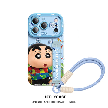 Serie de iPhone | Funda para teléfono con pulsera de silicona líquida Art Series