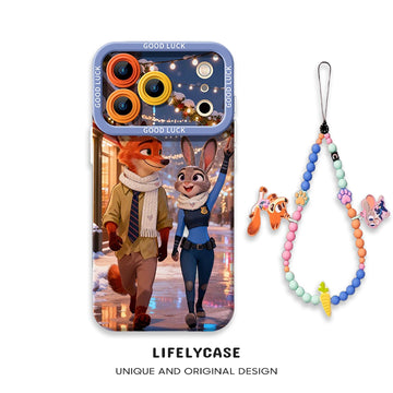 iPhone beads series | Zootopia Liquid Silicone Phone Case