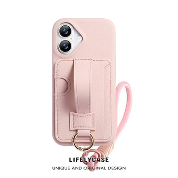 iPhone Lanyard Series | Card Holder Wristband Stand Phone Case