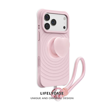 iPhone Lanyard Series | Sweet Heartbeat: Wavy Ripple MagSafe Case