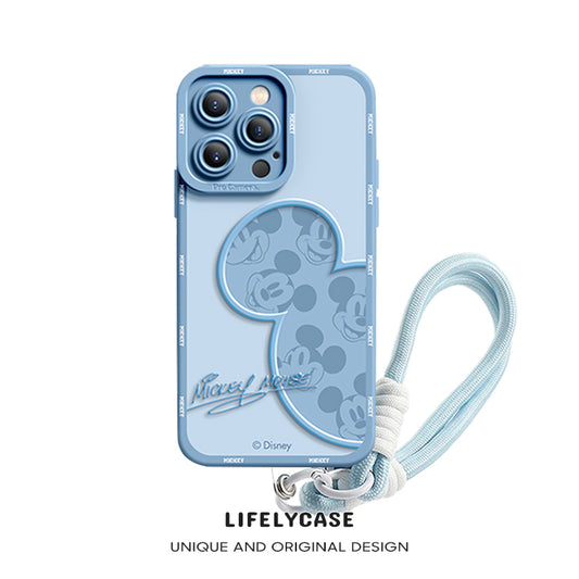 iPhone Lanyard Series | Disney Mickey Mouse Co-Branded Cartoon Phone Case