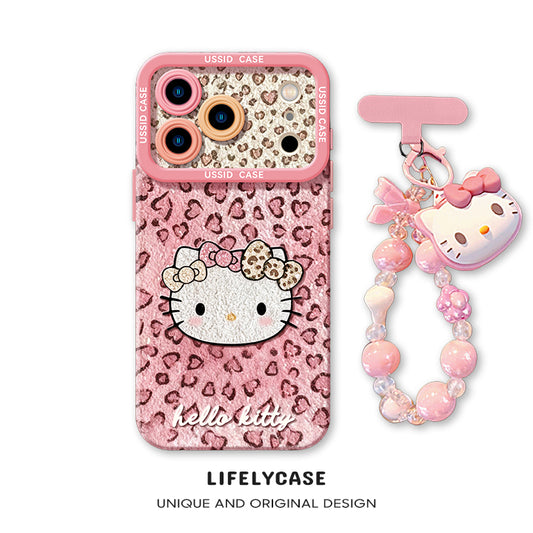 iPhone beads series | Hello Kitty Liquid Silicone Phone Case