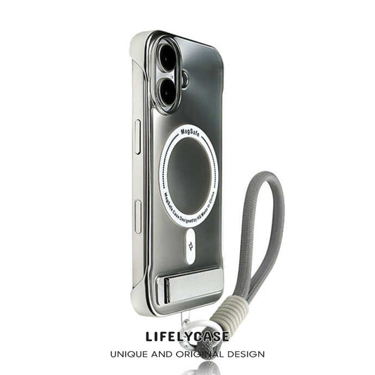 iPhone Lanyard Series | Metal Frosted Phone Case, Supports MagSafe