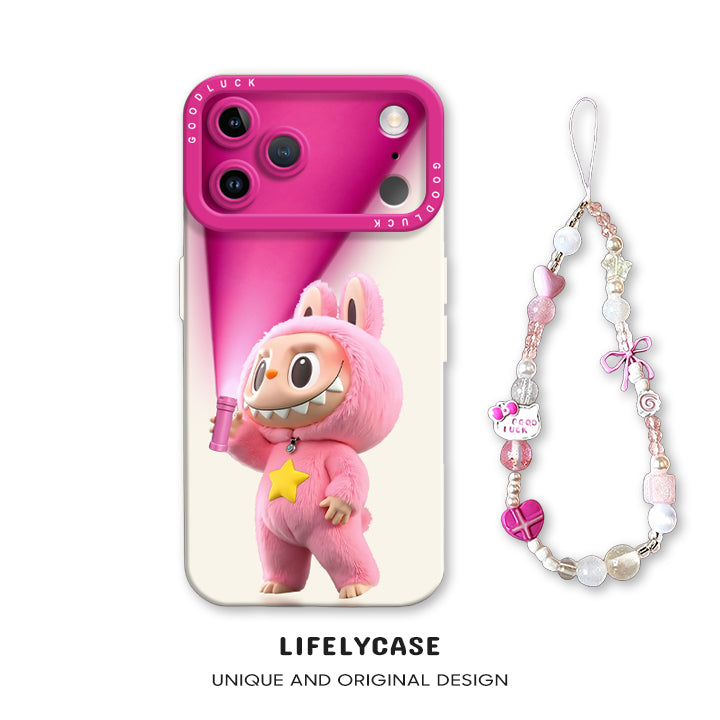 iPhone beads series | Cute Cartoon Liquid Silicone Phone Case