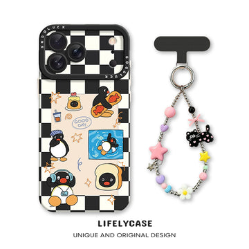 iPhone Beads Series | Cute Little Animals Liquid Silicone Phone Case