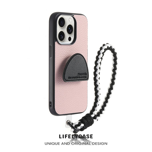 iPhone Lanyard Series | Leather Stand Phone Case