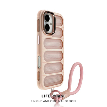 iPhone Lanyard Series | Frosted Phone Case with Ventilation Holes