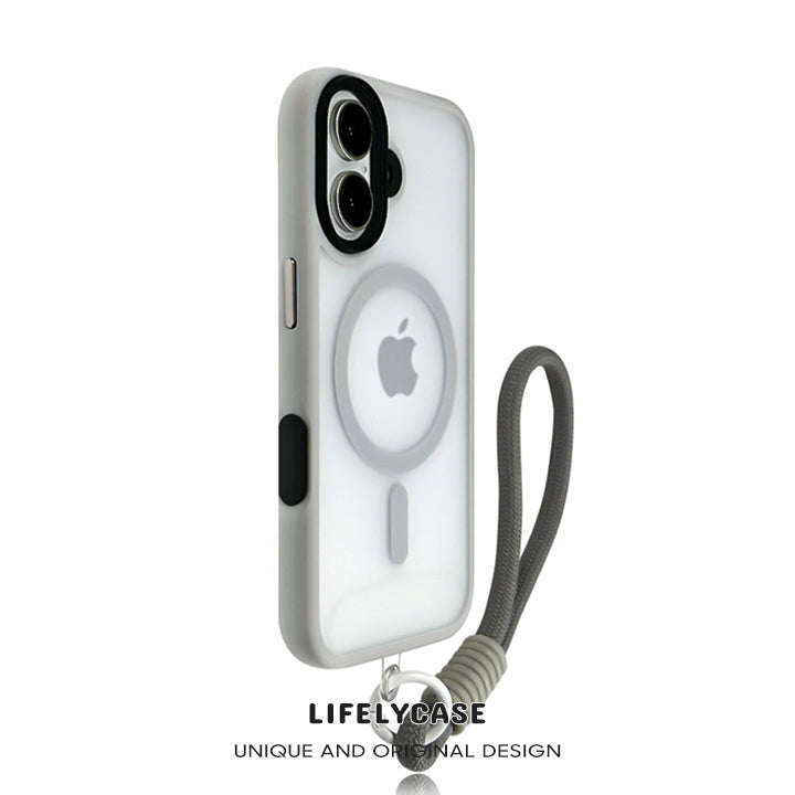 iPhone Lanyard Series |MagSafe Magnetic Frosted Phone Case