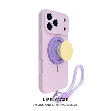 iPhone Lanyard Series | Soft Silicone Case with Pop-Up Grip