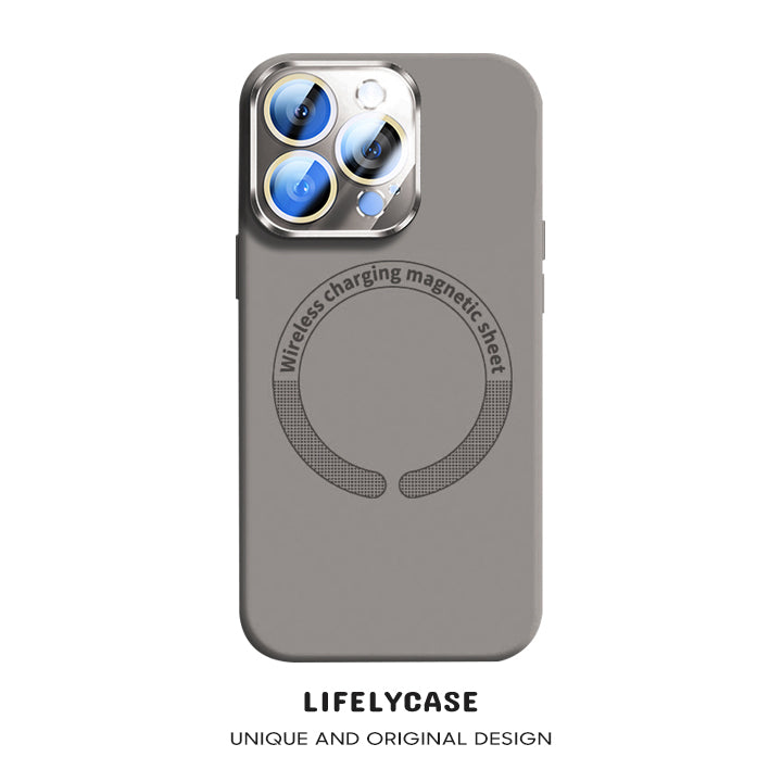 iPhone MagSafe Series | All-Inclusive Lens Protection Liquid Silicone Phone Case
