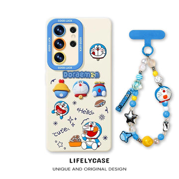 Samsung Series | Doraemon Liquid Silicone Phone Case