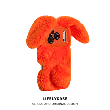 iPhone Series | Lop-Eared Rabbit Plush Phone Case