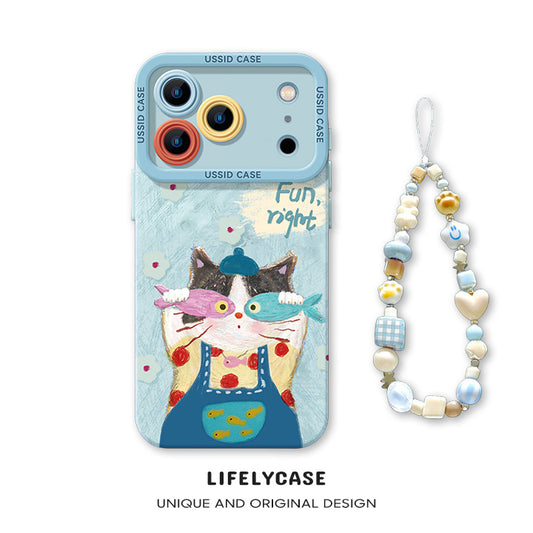 iPhone beads series | Original Design Cartoon Liquid Silicone Phone Case