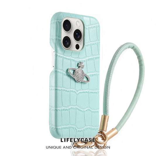 iPhone Lanyard Series | Vivienne Westwood Leather Phone Case