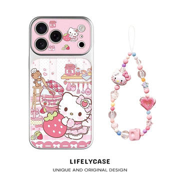 iPhone beads series | Hello Kitty Liquid Silicone Phone Case