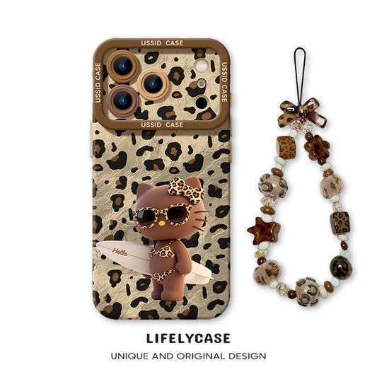 iPhone beads series | Hello Kitty Liquid Silicone Phone Case
